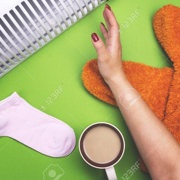 To dry clothes near the heater.